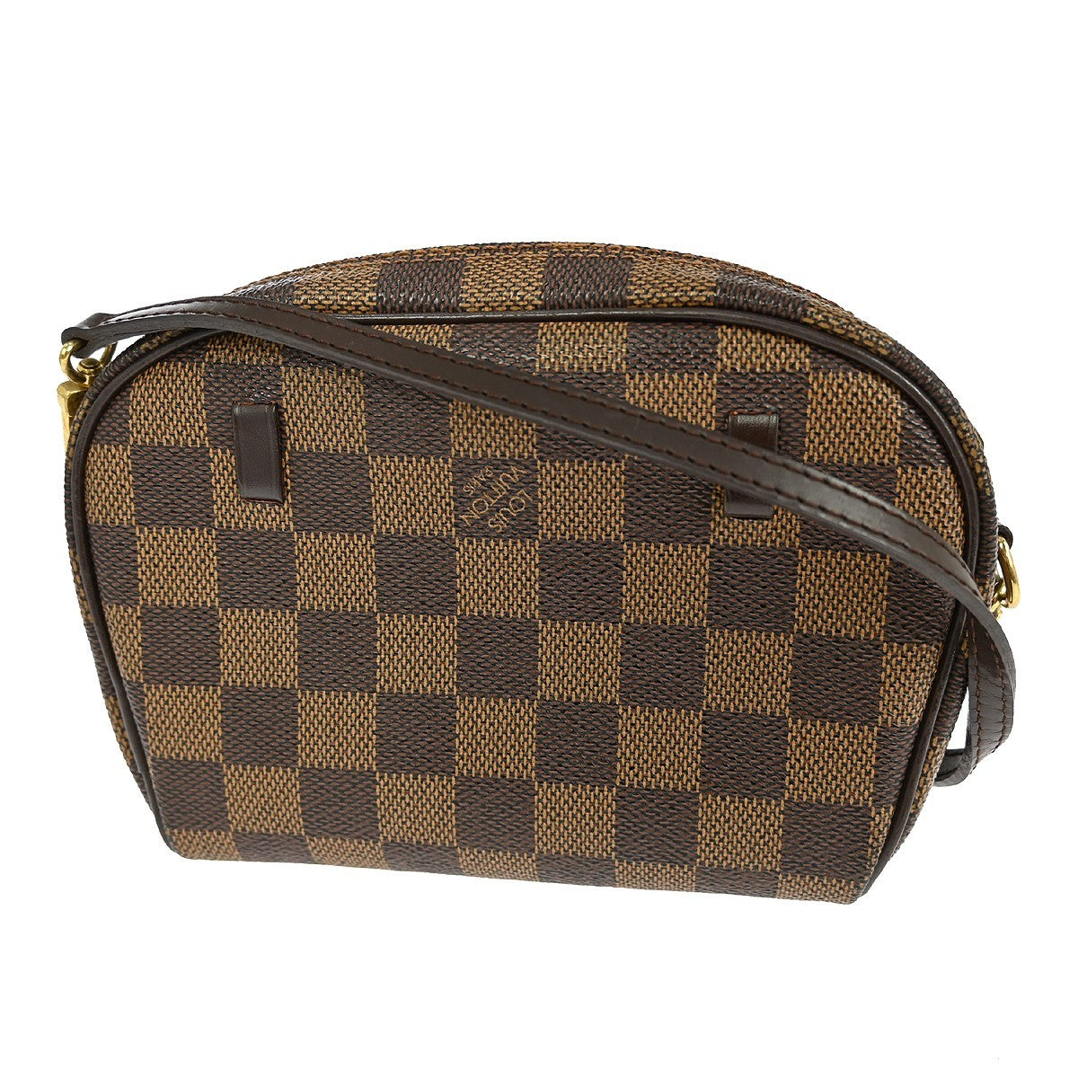 Louis Vuitton Ipanema Pochette Damier, BROWN, CANVAS, Clutche & pouche