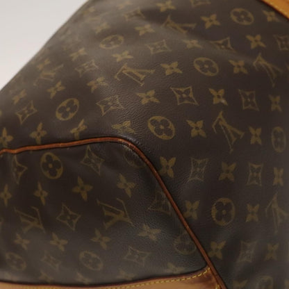 Louis Vuitton Keepall Bandouliere Bag Monogram Canvas, BROWN, CANVAS, Travel bag