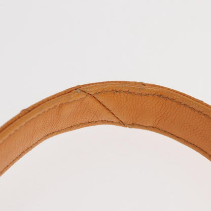 Chanel Vintage CC Flap Shoulder Bag Leather, ORANGE, LEATHER, Shoulder bag