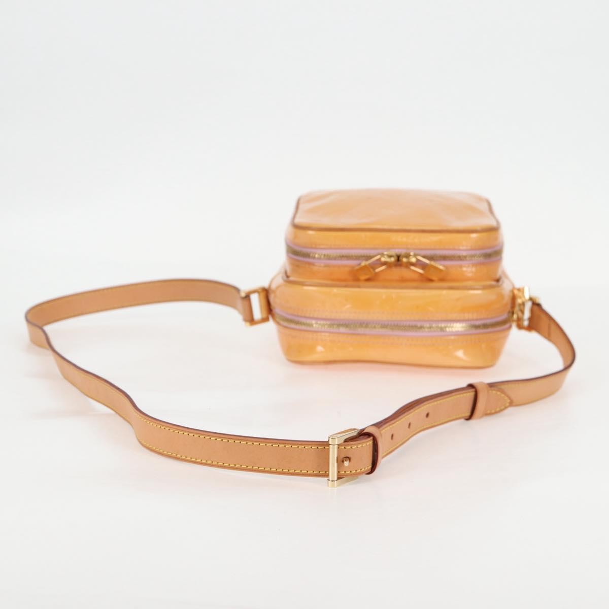 Louis Vuitton Wooster Handbag Monogram Vernis, BEIGE, PATENT_LEATHER, Handbag