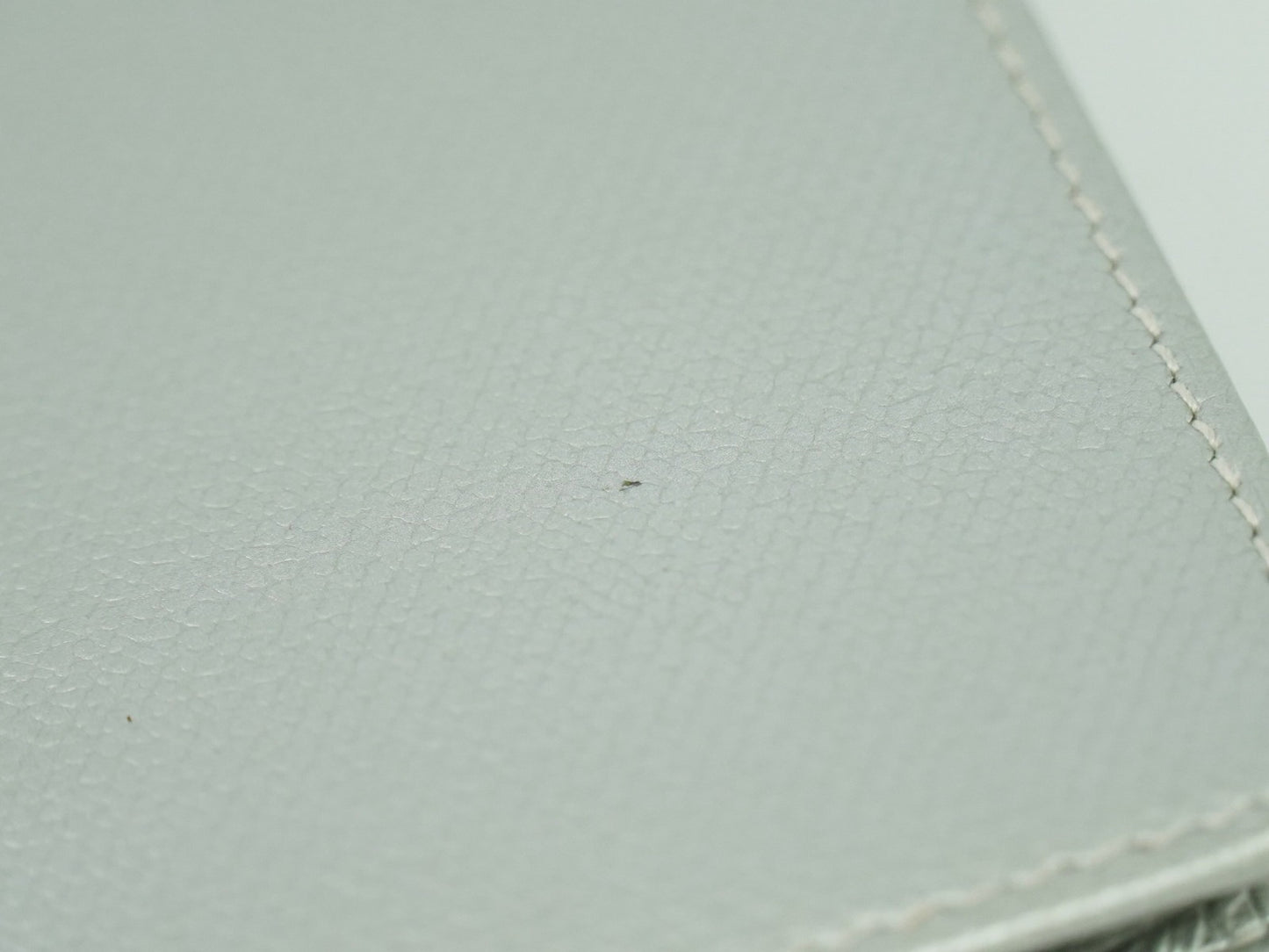 Chanel Coco bouton wallet Leather, SILVER, LEATHER, Wallets