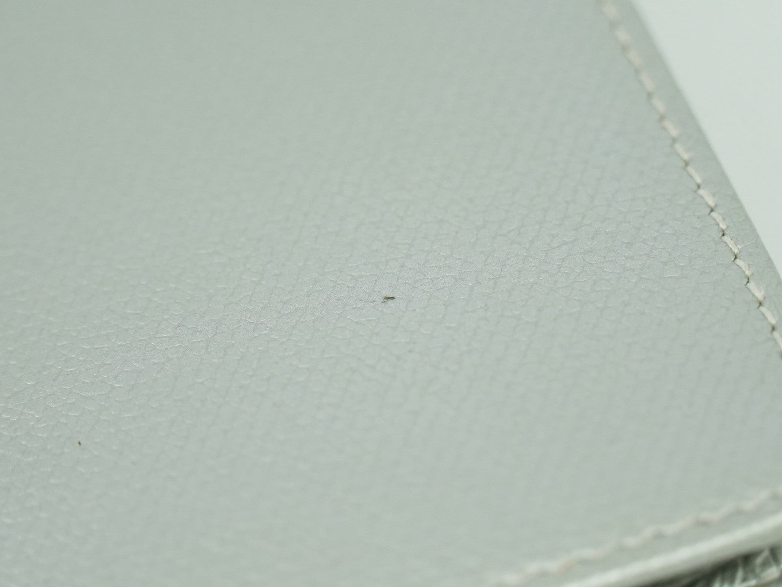 Chanel Coco bouton wallet Leather, SILVER, LEATHER, Wallets