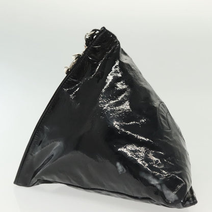 Chanel Bon Bon Pyramid Wristlet Patent, BLACK, PATENT_LEATHER, Shoulder bag