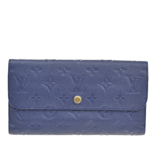 Louis Vuitton Virtuose Wallet Monogram Empreinte Leather, NAVY, LEATHER, Wallets