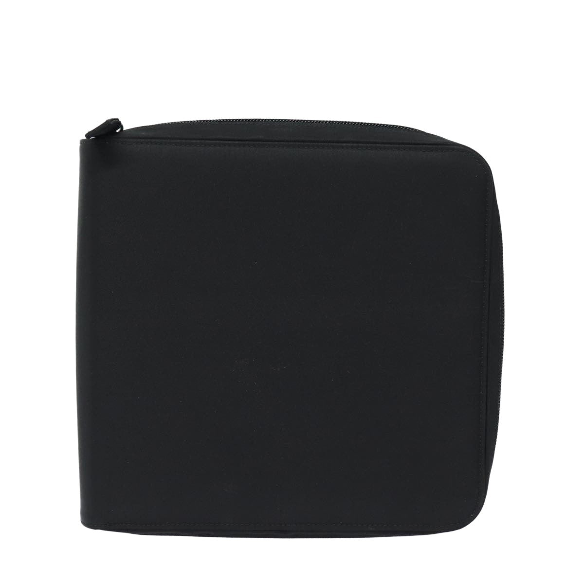 Prada MiniDisc pouch Nylon, BLACK, NYLON, Clutche & pouche