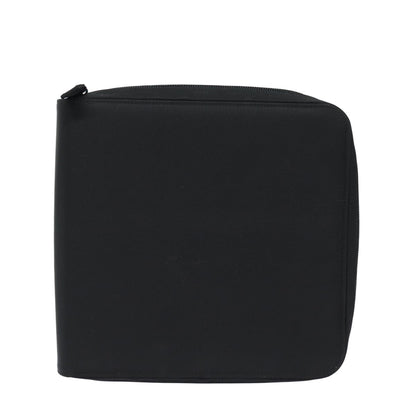Prada MiniDisc pouch Nylon, BLACK, NYLON, Clutche & pouche