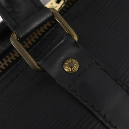 Louis Vuitton Keepall Bag Epi Leather, Black, Leather, Travel Bag
