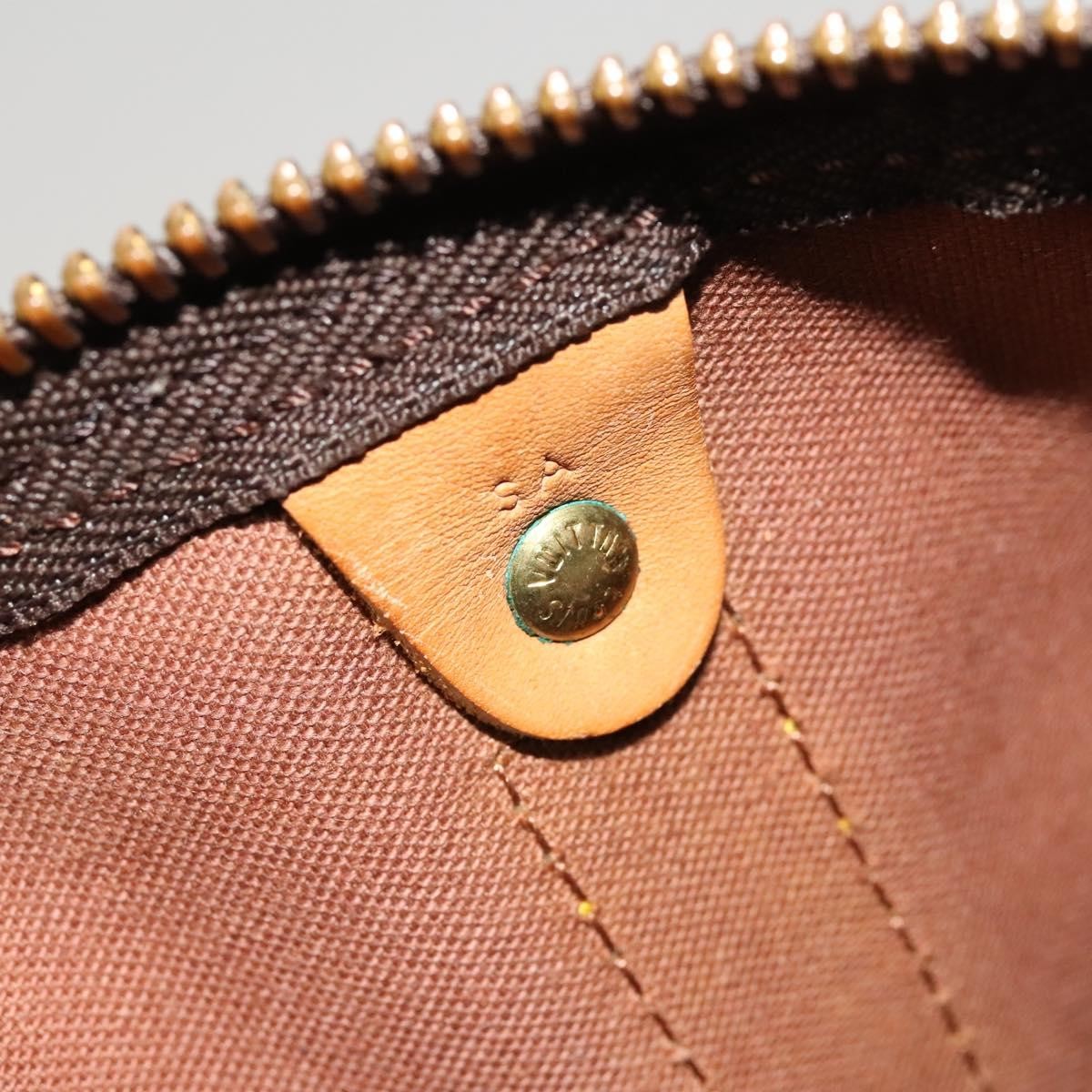 Louis Vuitton Keepall Bag Monogram Canvas, BROWN, CANVAS, Travel bag