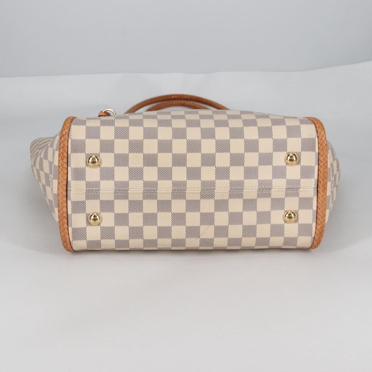 Louis Vuitton Propriano Handbag Damier, WHITE, CANVAS, Tote bag