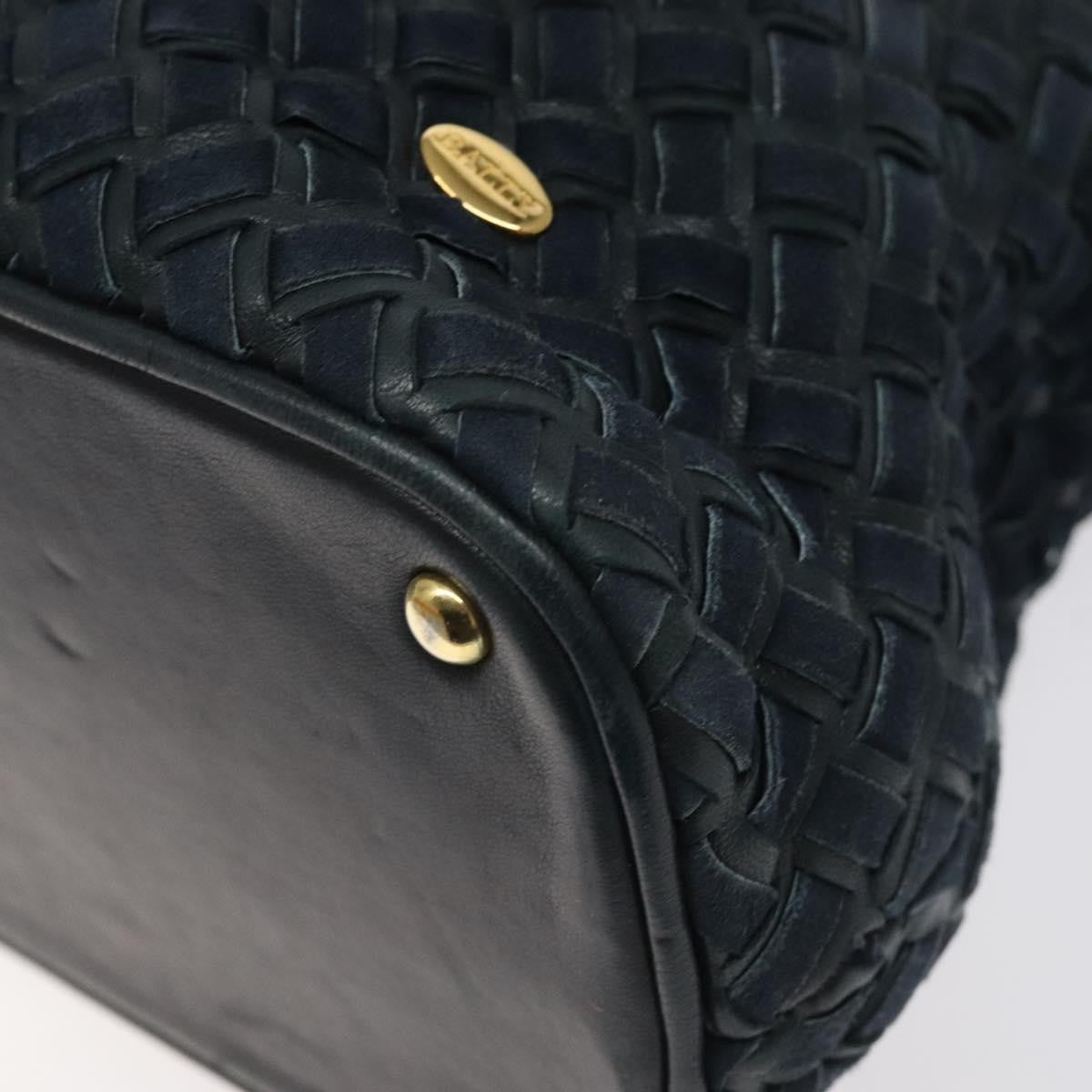 Bally Vintage Shoulder Bag Leather, NAVY, LEATHER, Shoulder bag