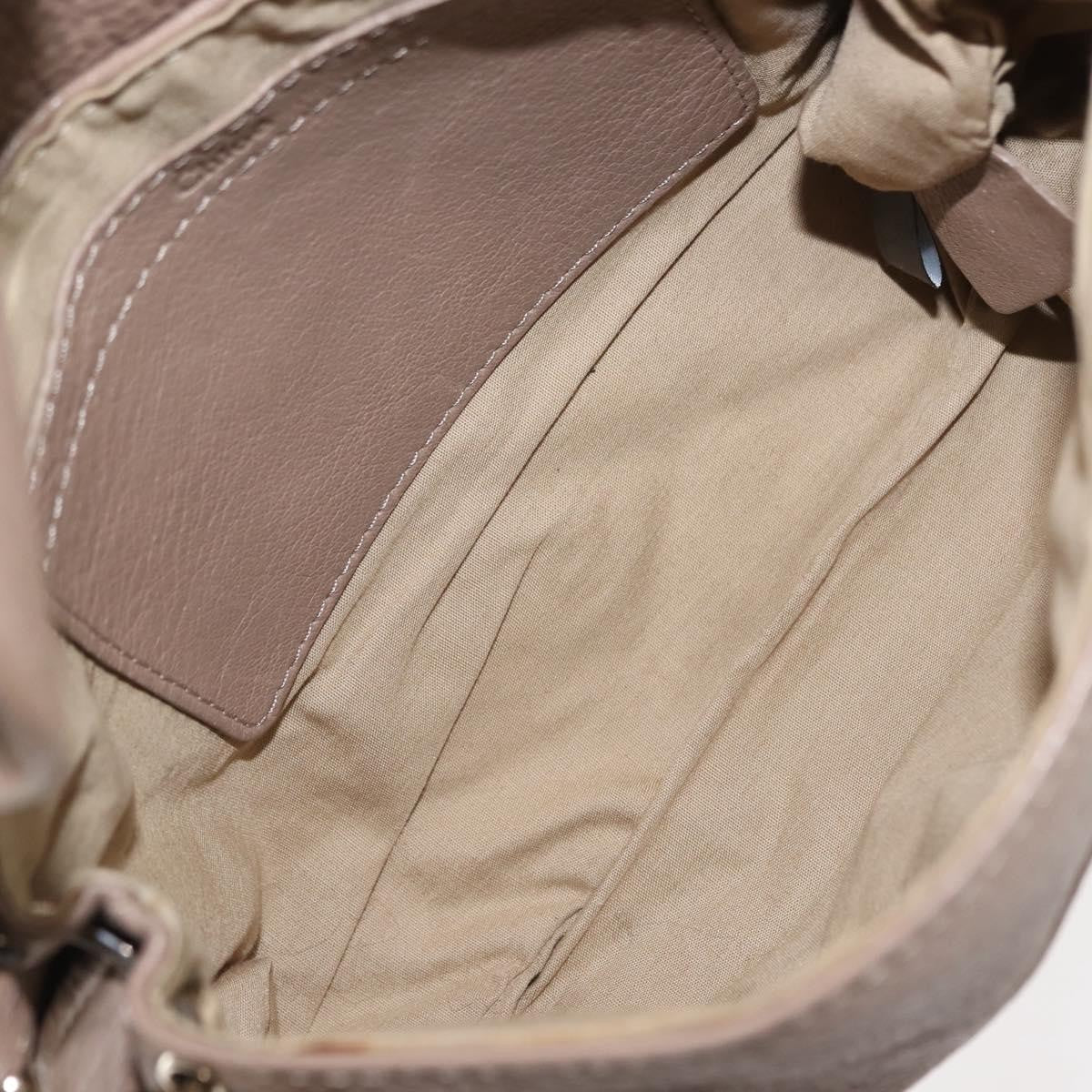 Chloe Lily Shoulder bag Leather, PURPLE, LEATHER, Shoulder bag