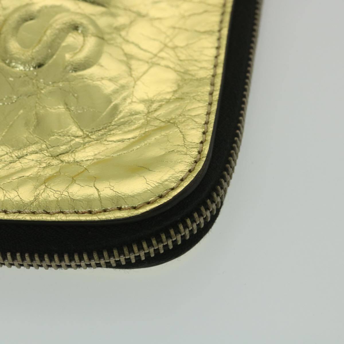 Chanel Je ne suis pas en solde Leather, GOLD, LEATHER, Handbag