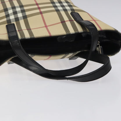 Burberry Nova Check Tote canvas check pattern, BEIGE, CANVAS, Tote bag