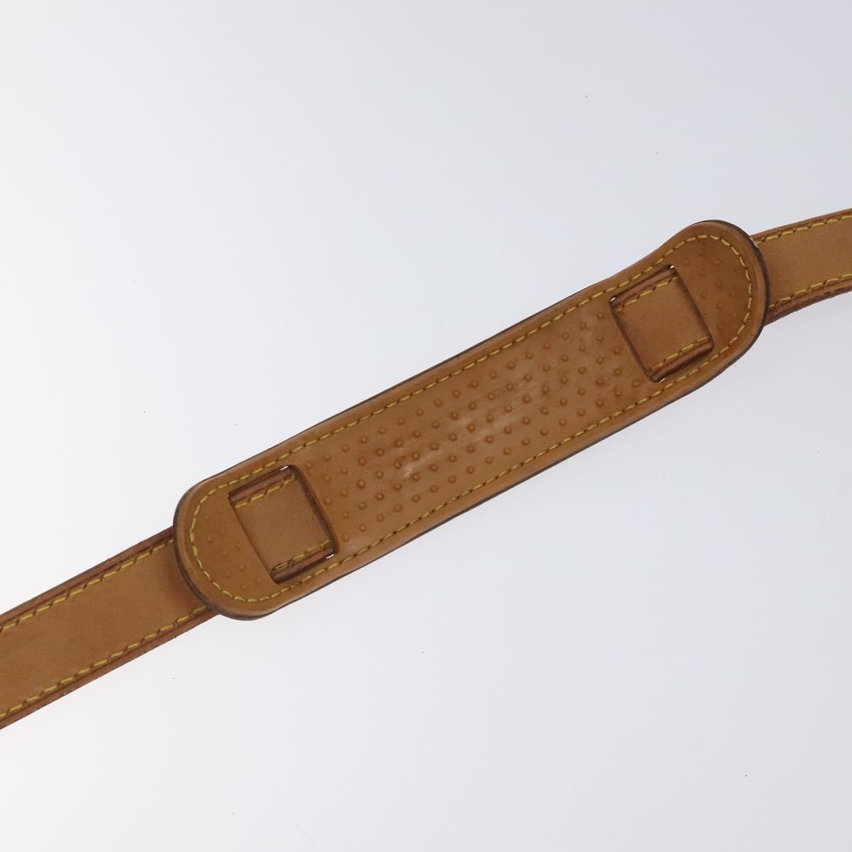 Louis Vuitton Adjustable Shoulder Strap Vachetta Leather, BEIGE, LEATHER, Straps