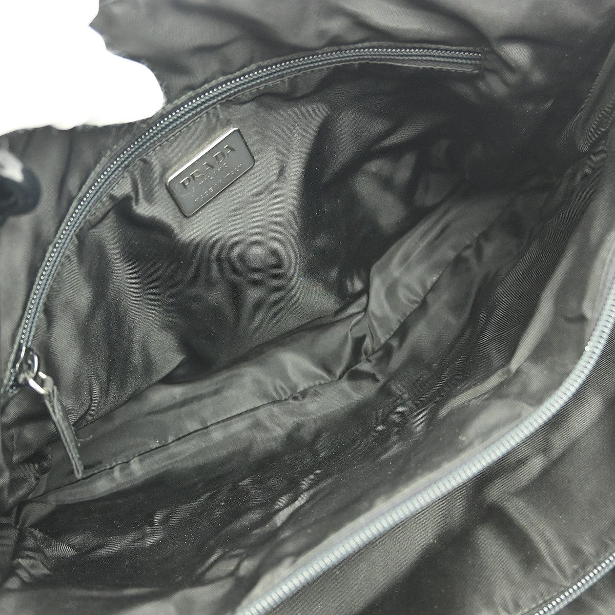 Prada Vintage Tote Tessuto, BLACK, NYLON, Tote bag