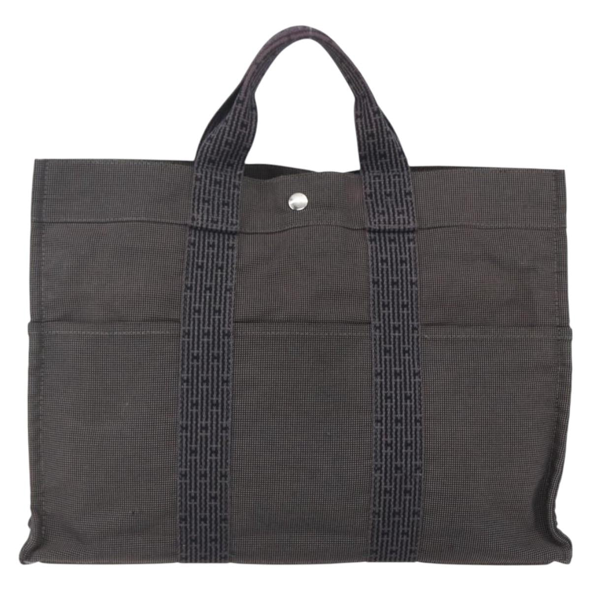 Hermes Fourre-tout Herline Fourre-tout Herline, GRAY, CANVAS, Tote bag