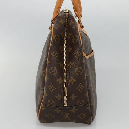 Louis Vuitton Deauville Handbag Monogram Canvas, BROWN, CANVAS, Handbag