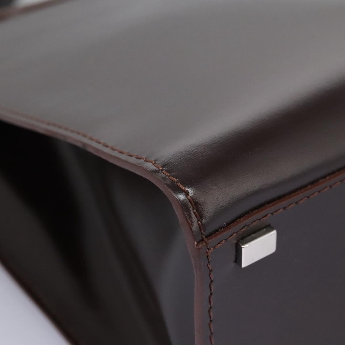 Celine Handbag Leather, BROWN, LEATHER, Handbag