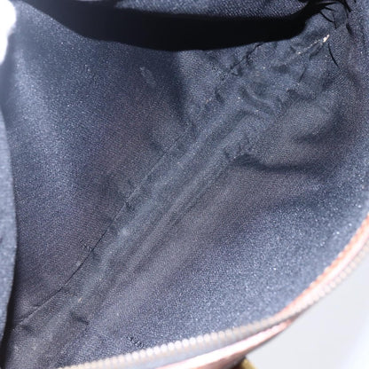 Fendi Vintage Pequin Convertible Boston Bag Coated Canvas, BROWN, CANVAS, Handbag