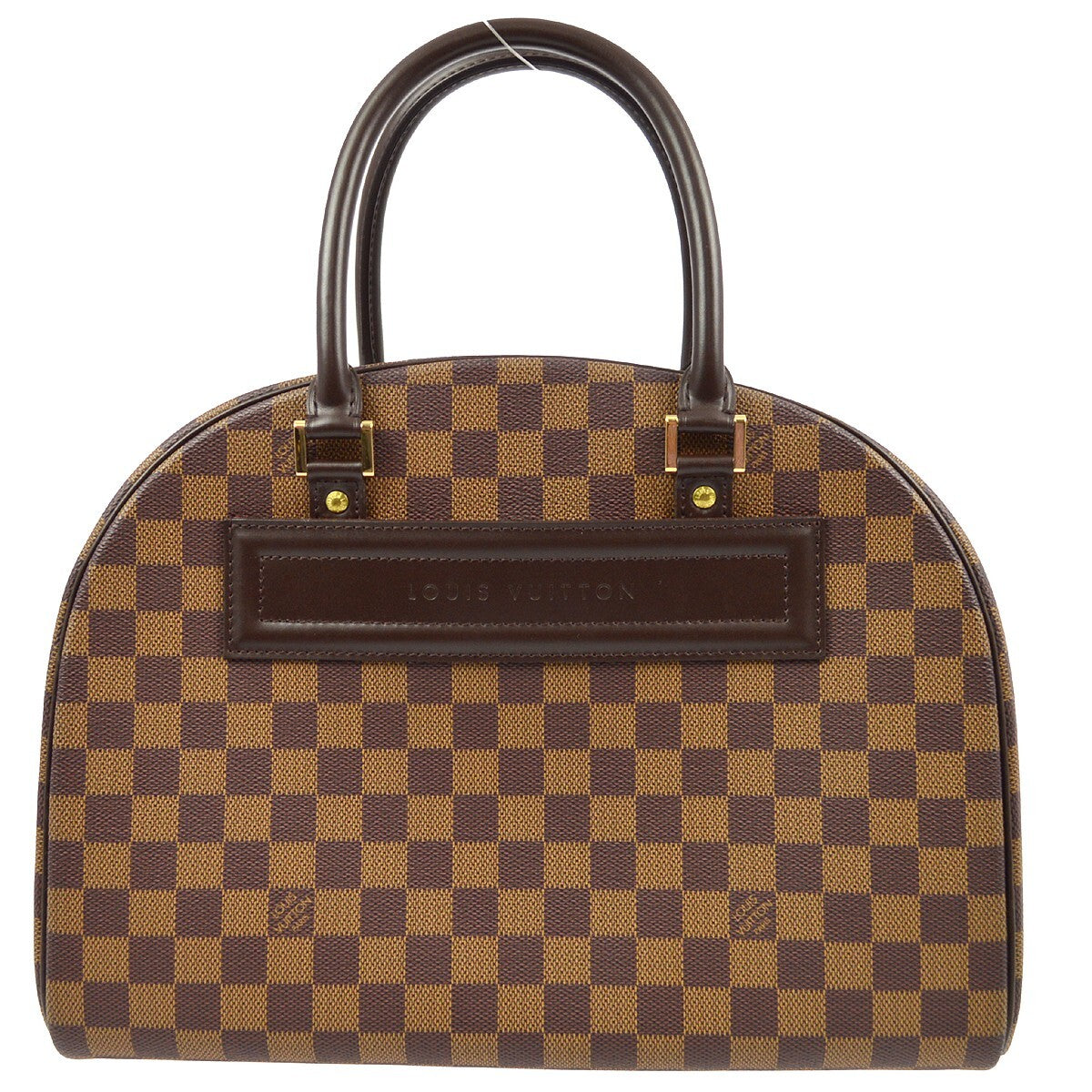 Louis Vuitton Nolita Satchel Damier, BROWN, CANVAS, Handbag