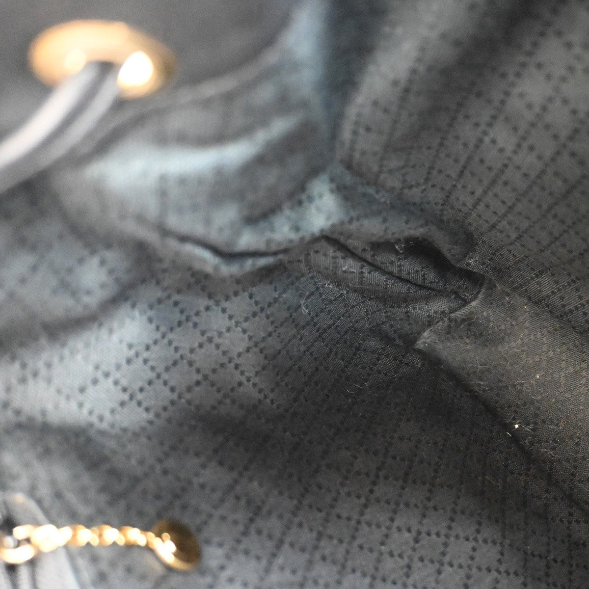 Gucci Vintage Bamboo Backpack Leather, BLACK, LEATHER, Backpack