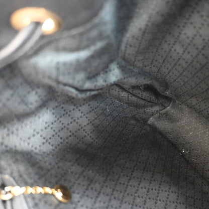 Gucci Vintage Bamboo Backpack Leather, BLACK, LEATHER, Backpack