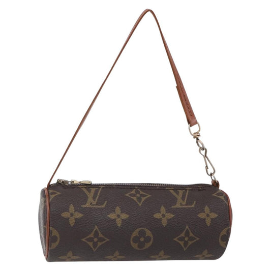 Louis Vuitton Papillon Pochette Monogram Canvas, BROWN, CANVAS, Clutche & pouche