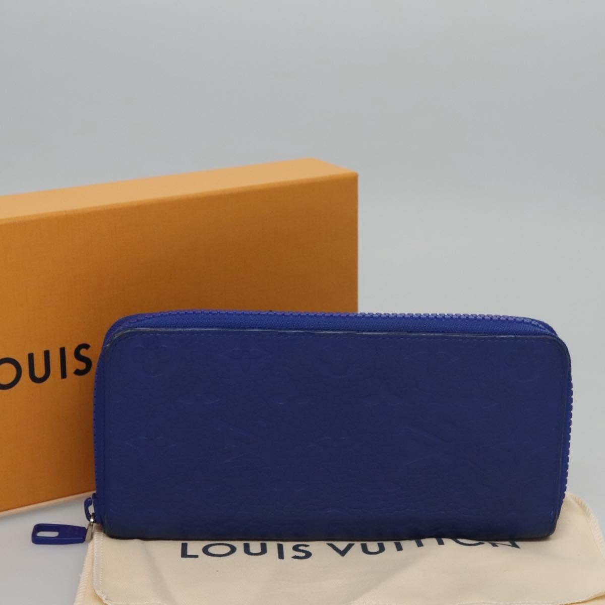 Louis Vuitton Portefeuille zippy Monogramme Empreinte Monogramme Empreinte, BLUE, LEATHER, Wallets