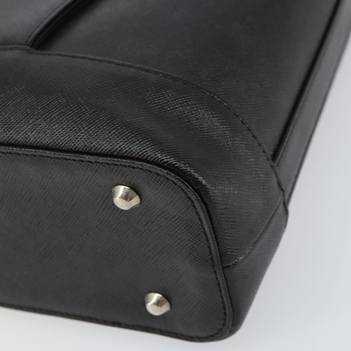 Burberry Vintage tote bag Leather, BLACK, LEATHER, Tote bag