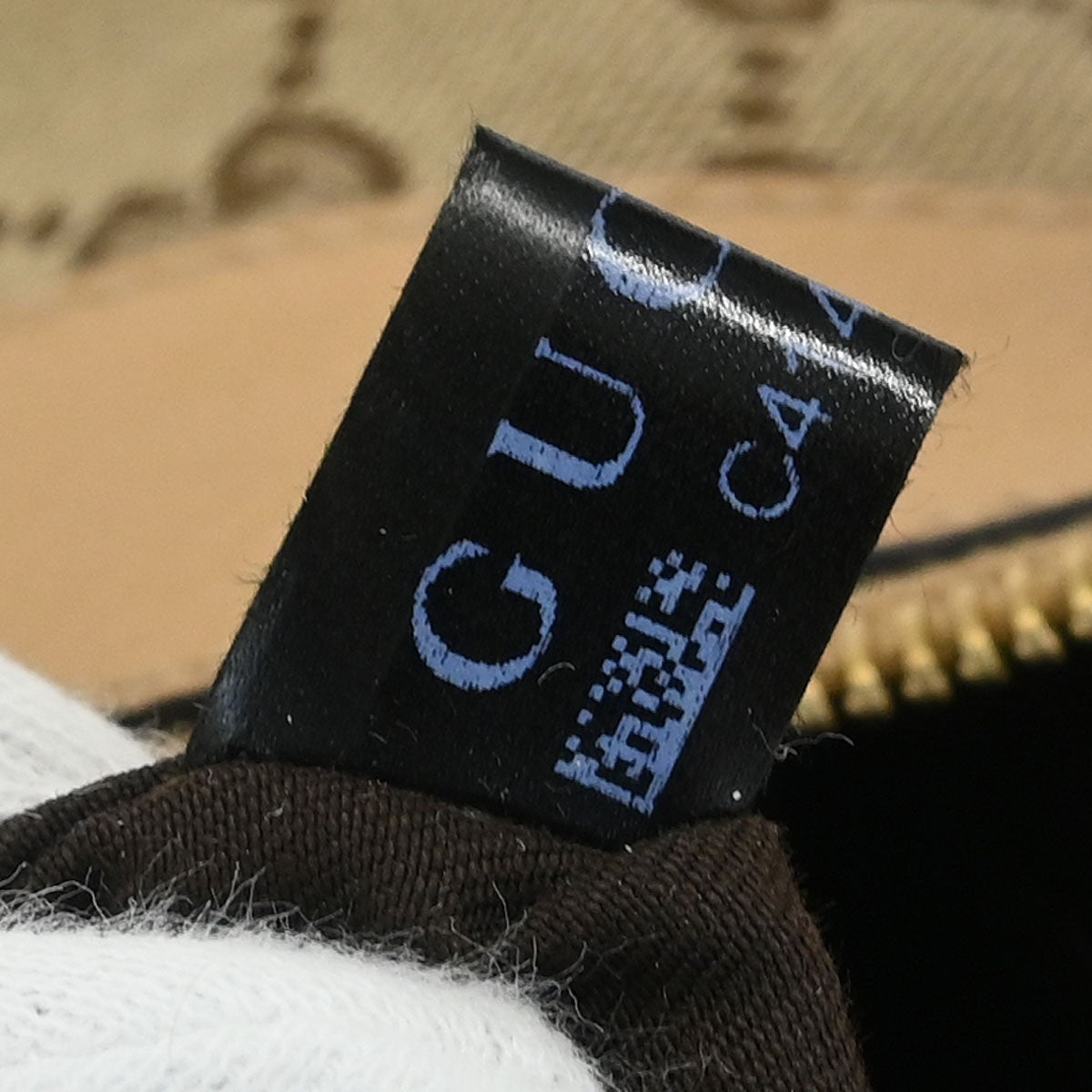 Gucci D Ring Hobo GG Canvas, BEIGE, CANVAS, Handbag