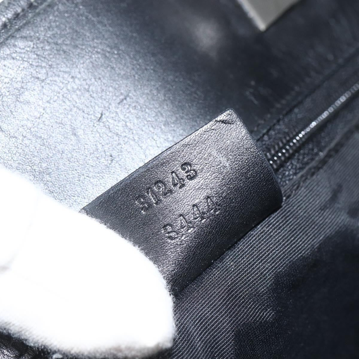 Gucci Vintage Bucket Shopping Tote GG Canvas, BLACK, CANVAS, Tote bag