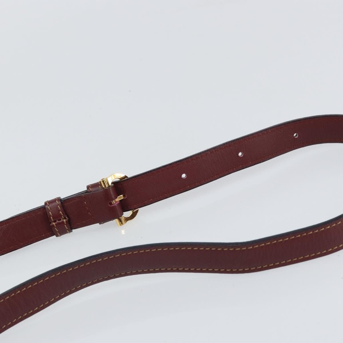 cartier Must de Cartier Shoulder Bag Leather, BURGUNDY, LEATHER, Shoulder bag