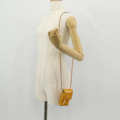 Louis Vuitton Walker Cigarette Case Holder Monogram Vernis, YELLOW, PATENT_LEATHER, Clutche & pouche