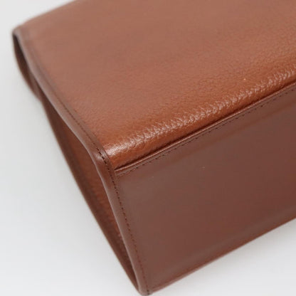 Burberry Vintage Handbag Leather, BROWN, LEATHER, Handbag