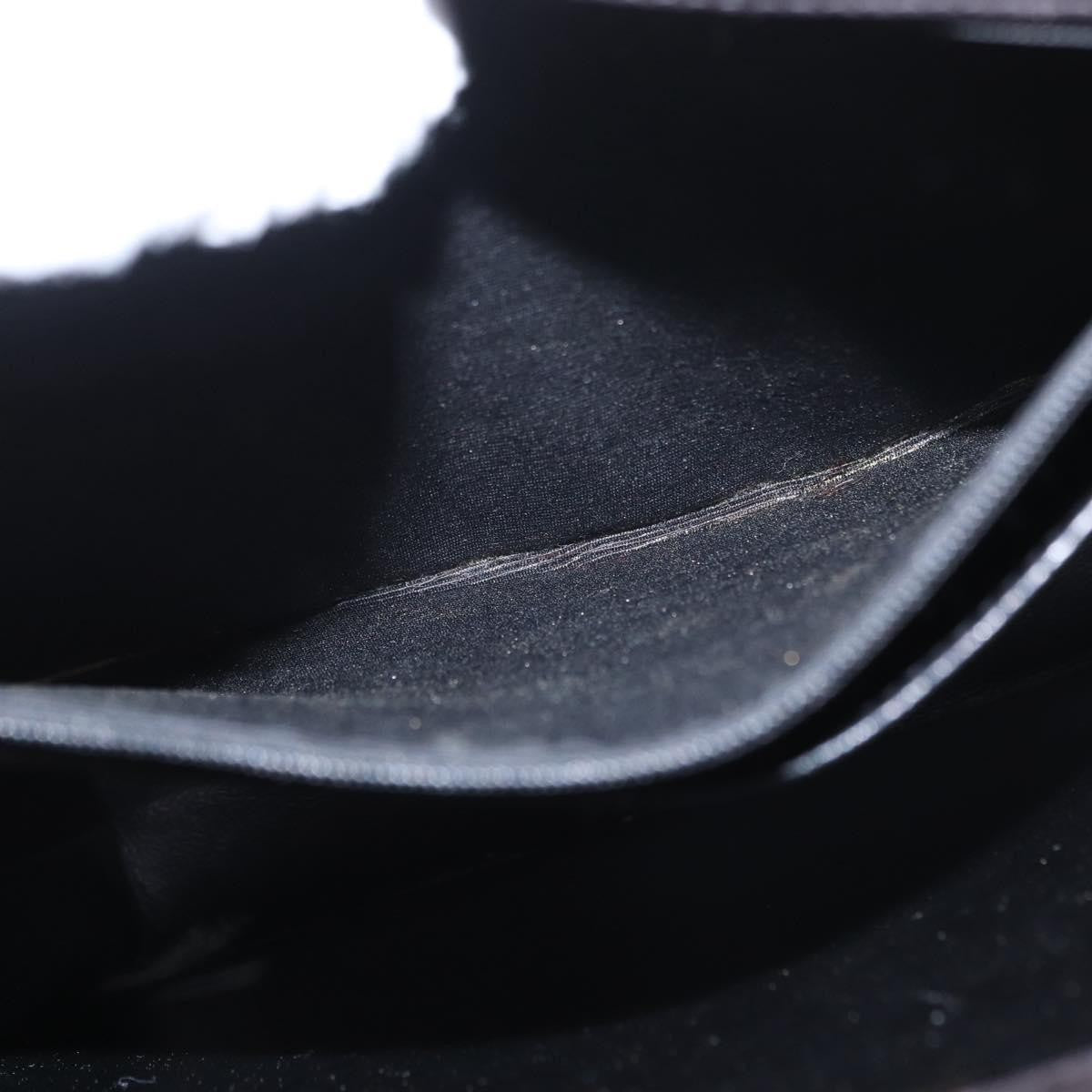 Chanel Chocolate bar tote Leather, BLACK, PATENT_LEATHER, Handbag