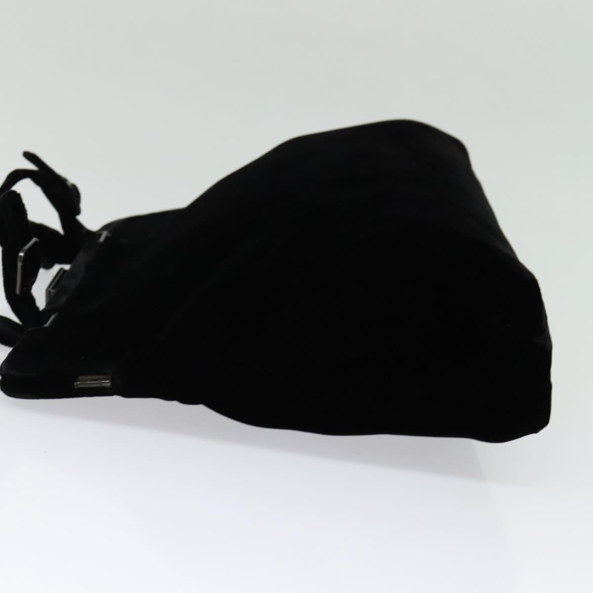 Prada Vintage Handbag Tessuto, BLACK, VELVET, Handbag