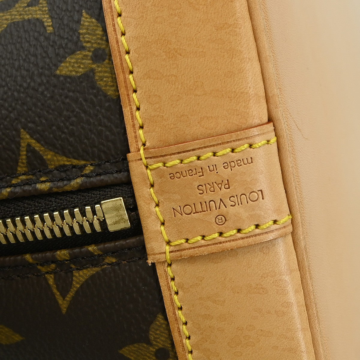 Louis Vuitton Alma Handbag Monogram Canvas, BROWN, CANVAS, Handbag