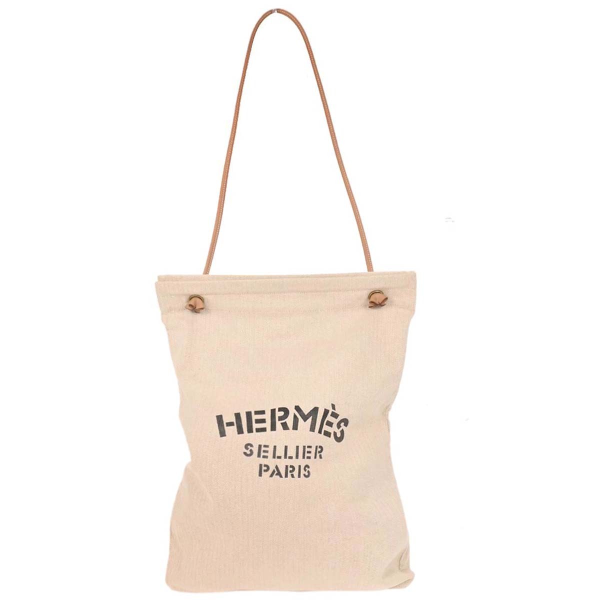 Hermes Aline Bag Toile, BEIGE, CANVAS, Shoulder bag