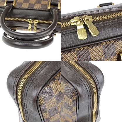Louis Vuitton Brera Handbag Damier, BROWN, CANVAS, Handbag