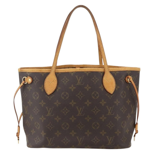 Louis Vuitton Neverfull Tote Monogram Canvas, BROWN, CANVAS, Tote bag