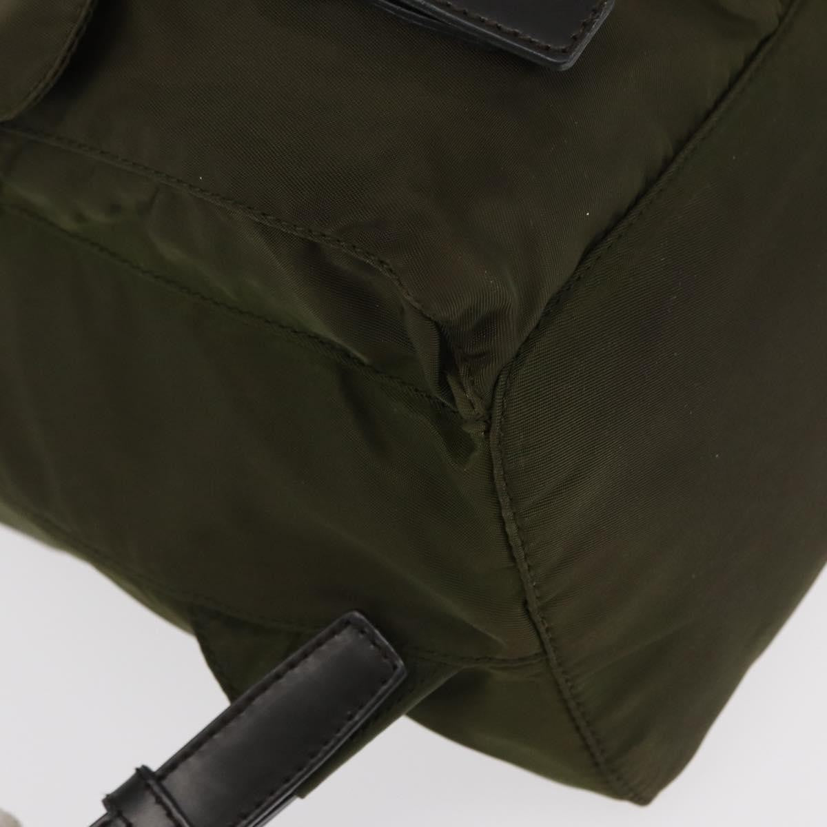 Prada Double Front Pocket Backpack Tessuto, GREEN, NYLON, Backpack