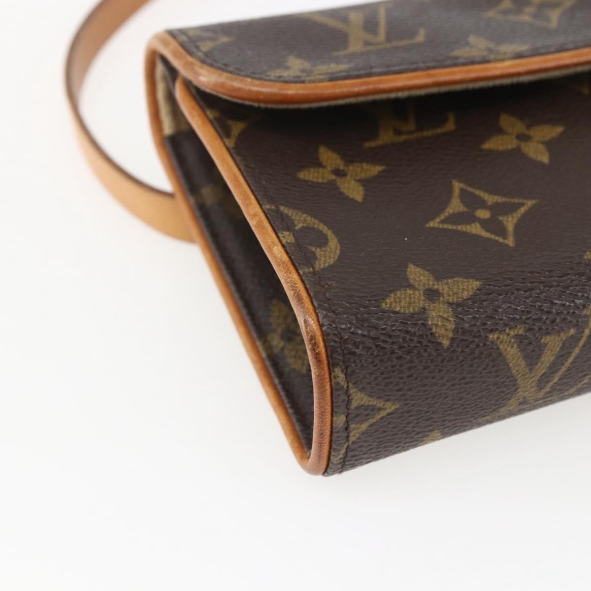 Louis Vuitton Florentine Waist Bag Monogram Canvas, BROWN, CANVAS, Clutche & pouche