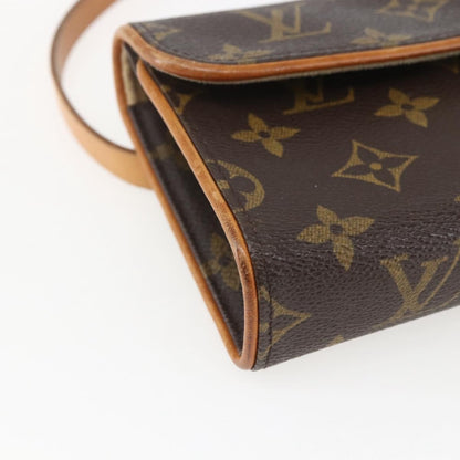 Louis Vuitton Florentine Waist Bag Monogram Canvas, BROWN, CANVAS, Clutche & pouche
