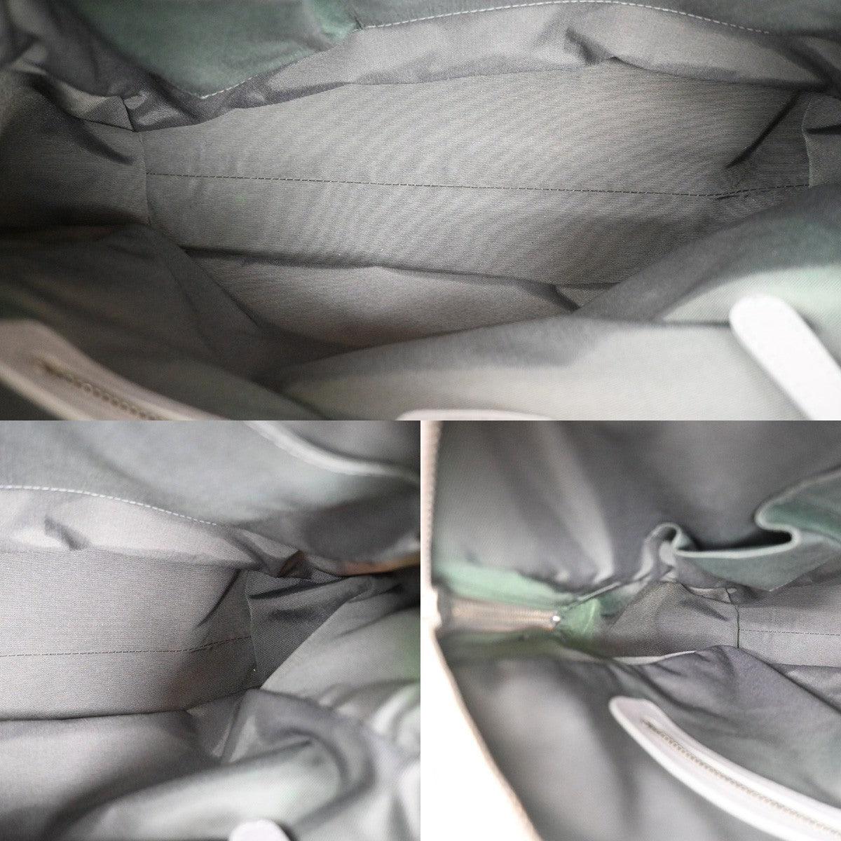 Christian Dior Karenina Tote Lambskin, GRAY, LEATHER, Tote bag