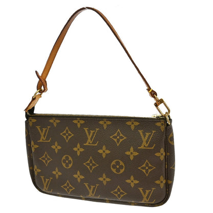 Louis Vuitton Pochette Accessoires NM Monogram Canvas, BROWN, CANVAS, Clutche & pouche