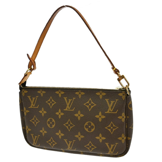 Louis Vuitton Pochette Accessoires NM Monogram Canvas, BROWN, CANVAS, Clutche & pouche