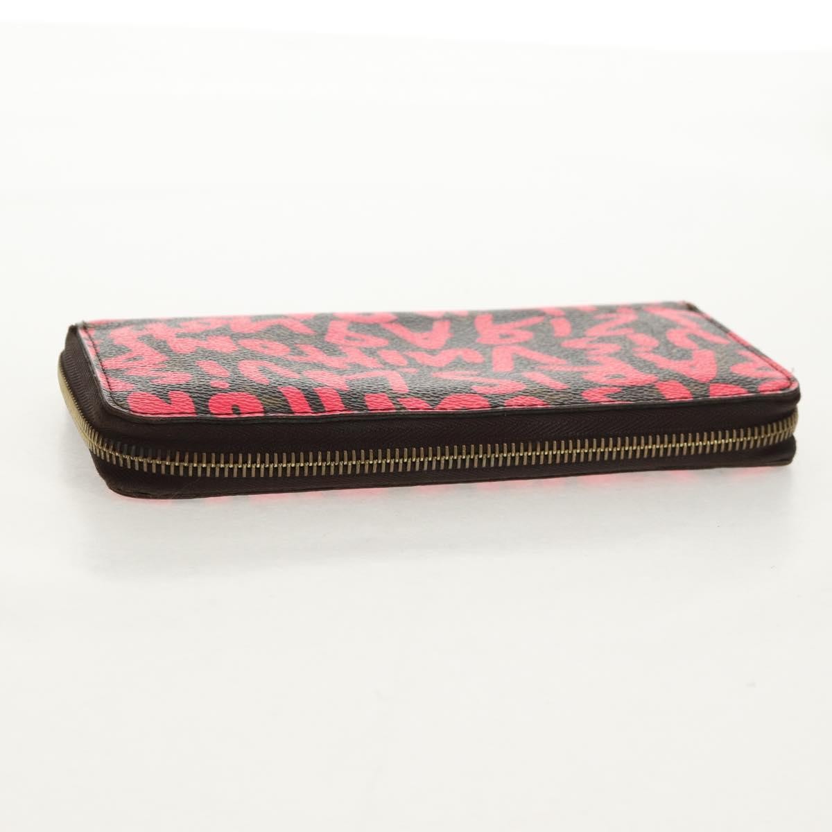 Louis Vuitton Zippy wallet Canvas, PINK, CANVAS, Wallets