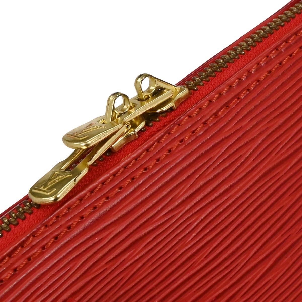 Louis Vuitton Alma Handbag Epi Leather, RED, LEATHER, Handbag