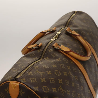 Louis Vuitton Keepall Bag Monogram Canvas, BROWN, CANVAS, Travel bag