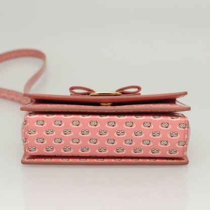 Salvatore Ferragamo Vala Shoulder Bag Patent Leather, PINK, PATENT_LEATHER, Shoulder bag